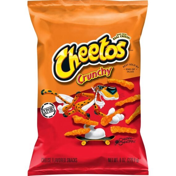 Frito Lay Cheetos Crunchy Cheese Flavored Snack