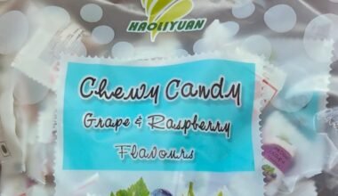 Haoliyuan Chewy Candy, Grape & Raspberry Flavour