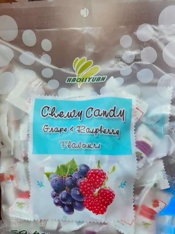 Haoliyuan Chewy Candy, Grape & Raspberry Flavour