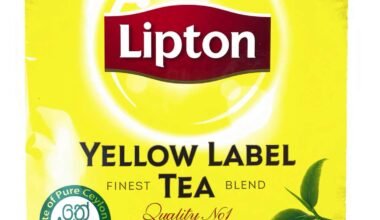 Lipton Label Rich, Natural Taste Yellow Tea