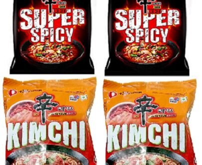 Nongshim Red Super Spicy & Kimchi Instant Noodles