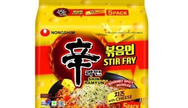 Nongshim Stir Fry Noodles with Cheese