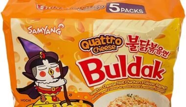 Samyang Quattro Cheese Instant Noodles