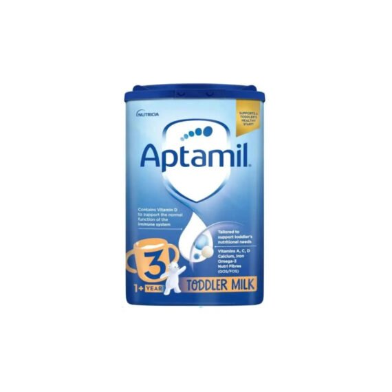 Aptamil Stage 3 formula for toddlers online, a trusted nutrition with DHA, iron, vitamins & minerals to strengthen immunity and growth for toddlers.