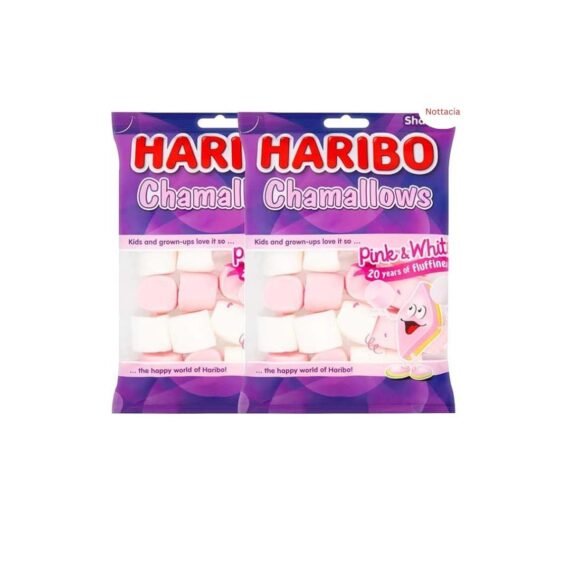 Haribo Chamallows Marshmallows 140g pack of 2 - Nottacia