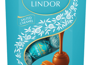 Lindt Lindor Milk Chocolate Salted Caramel, 200g – Irresistibly Smooth Swiss Chocolate-Nottacia