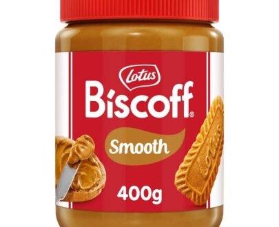 Lotus Biscoff Smooth Spread, 400g (Imported, Vegan-Friendly)