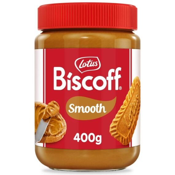 Lotus Biscoff Smooth Spread, 400g (Imported, Vegan-Friendly)