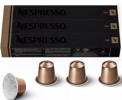 Nespresso Cosi Coffee Capsules (30 Pods) – Mild & Aromatic Coffee Blend, 240g