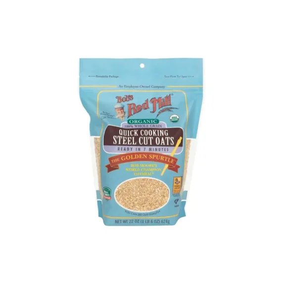 Bob's Red Mill Quick Cooking Steel Cut Oats 624g – Healthy Breakfast Oats