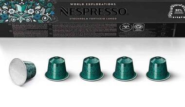 Nespresso Fortissio Lungo – 10 Capsules | Strong & Full-Bodied Coffee